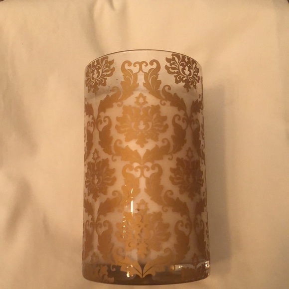 NEW SPICED TEA CANDLE IN DECORATIVE GLASS - Picture 1 of 3